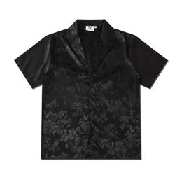 Chemises décontractées pour hommes Mode hommes surdimensionné Vintage fleur imprimé chemise été nouvelle chemise de plage à manches courtes hommes chemises noires Camisa Hawaiana Hombre Z0224
