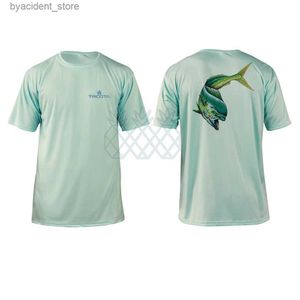 Camisas casuales para hombres Ropa de pesca Verano Hombres Camiseta Manga corta Camisas de pesca Protector solar Vestido transpirable Anti-UV Ultrafino Pescado Tops Ropa L240306