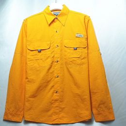 Chemises décontractées pour hommes Chemise tactique de pêche Hommes Respirant Chemisier à séchage rapide Manches longues Camisa Homme Chemises UV d'extérieur Fengshui Chemise de travail résistante 230807