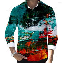 Camicie casual da uomo Fluido Gotico Solido Saldi Collare Designer Immagine floreale Abiti Abbigliamento oversize Vendita versione coreana Britannico spogliato