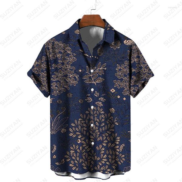 Chemises décontractées pour hommes pour hommes Impression 3D Taille de la mode Produits européens Beaux modèles Formelle Vente en gros Coréen Japonais Vente d'été