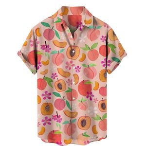 Camisas casuales para hombres Camisa hawaiana Summer Beach 3d Estampado de girasol Crop Top Moda al aire libre Ropa suelta de gran tamaño Street Tees para hombres 230705