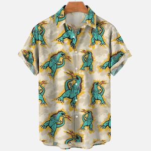 Casual shirts van heren Hawaiiaanse shirts voor mannen mode comfortabele unisex korte mouw tops strandreizen surf surf casual shirts oversized heren shirts z0224