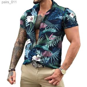 Chemises décontractées pour hommes chemises hawaïennes hommes à manches courtes hommes à manches courtes coco vêtements graphiques streetwear vacances tous les jours nouveaux chemises masculines d'été 2023 HOT 240402