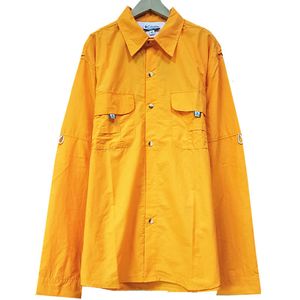 Hommes Chemises Décontractées Randonnée Pêche Militaire Tactique Chemise Hommes Respirant Séchage Rapide Blouse À Manches Longues Cargo Travail Camisa Homme Extérieur UV 221128