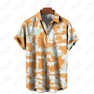 Casual shirts voor heren Hippie Clade aankomsten Plaid Wear Patronen 3D printen online modieuze freelancer Beautiful