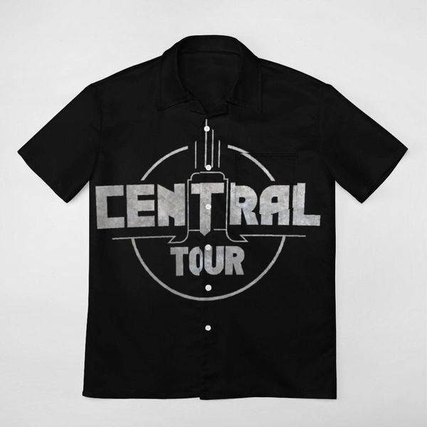 Chemises décontractées pour hommes INDOCHINE CENTRAL TOUR Design Graphic Cool Tees Coordinates A Short Sleeve Shirt Top Quality Beach USA Size