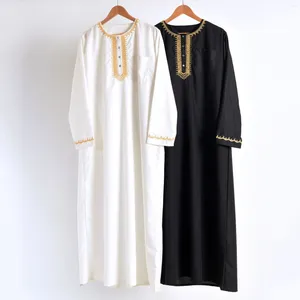 Chemises décontractées pour hommes kaftan thoub thobe hommes robes musulmanes vêtements islamiques abaya jubah caftan islam salah jalabiya saoudie ramadan robe
