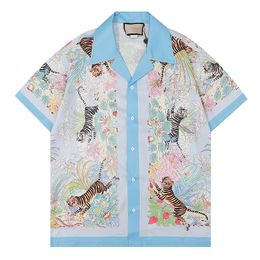 Heren Casual Shirts Lindsey Seader Vintage Gezinnen Print Lange Mouw Jurk Harajuku Button Up Shirt Streetwear Hiphop Men Fashion Top1 918