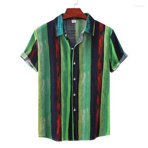 Casual shirts voor heren linnen shirt man Hoogwaardige Designer Luxe T-shirt Tiki Fashion Clothing Blouses Social T-Shirts