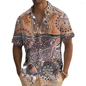 Casual shirts voor heren luxe zomerse mode blouse kleding Hawaiiaans oversized t-shirt voor mannelijke outdoor streetwear xl