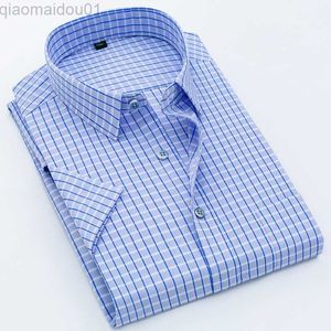 Camisas casuales para hombres Hombre Ropa de hombre de alta calidad Camisas casuales Diseño de ocio Camisas sociales para hombres Camisa de vestir de manga corta para hombres L230721
