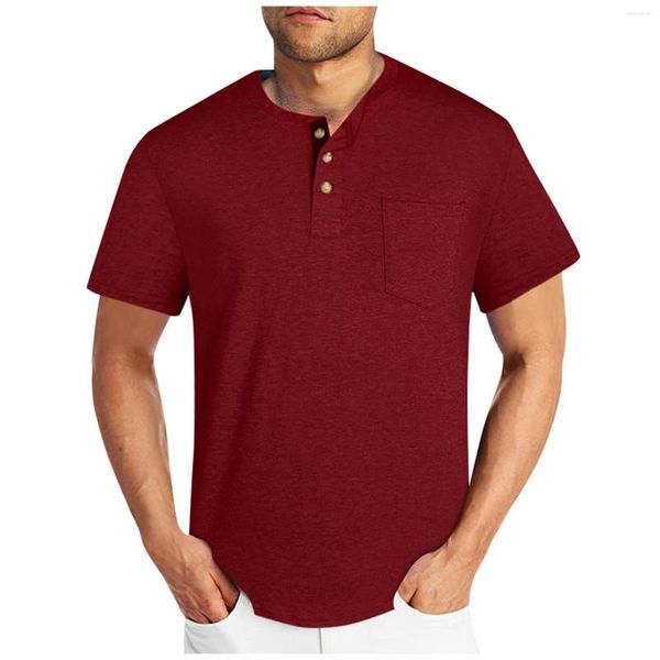 Chemises décontractées pour hommes Vêtements pour hommes T-shirts dépouillés Porte-chemise Beau manches courtes Camisa Para Hombre
