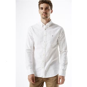 Hommes Chemises Décontractées Hommes Chemise Marque Homme Haute Qualité À Manches Longues Gant Chemises Casual Couleur Unie Plus Grande Taille Noir Blanc Homme Chemises Habillées 3XL 230607