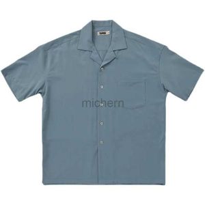 Chemises décontractées pour hommes Homme Couban Cold Shirt Loose Fit Clans courts Cool Felt Vintage Summer Tees 240416