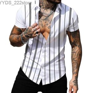 T-shirts pour hommes décontractés pour hommes T-shirt imprime 3D T-shirt extérieur à manches en V V.corner de nappe concepteur décontracté et confortable YQ240422