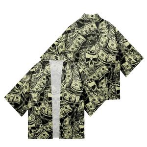 Casual shirts voor heren geldstijl kimono Japanse kleding vrouwen/mannen 2022 unisex topsman's