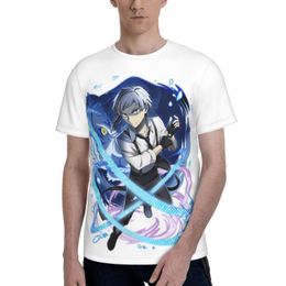 Casual shirts voor heren Nakajima Atsushi Bungou Stray Dogs Mayoi Inu Kaikitan T -shirt Anime Cosplay Kawaii Tee Hawaiian Camisas de Hombremen's