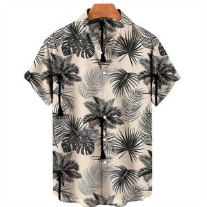 Casual shirts voor heren Nieuwe Hawaiiaans shirt Heren Designer Designer Kleding Zomerlicht Korte mouwen Vintage Shirt Casual Shirt Oversized Top Z0224