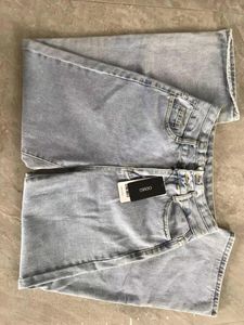 Chemises décontractées pour hommes OIMG Jeans pour femmes taille haute maigre rétro lavé mode Stretch Slim crayon pantalon grande taille
