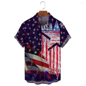 Chemises décontractées pour hommes Oversize Homme Cardigan Hommes Femmes Impact Travail pour femme Chemise florale Harajuku Été avec drapeau Hawaii