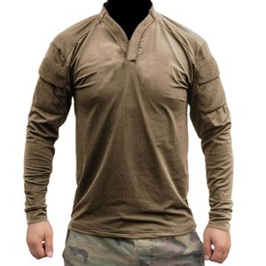 Chemises Casual Homme P002 VS Tactical Combat Rugby Manches Longues Gamme RG US Army 230306