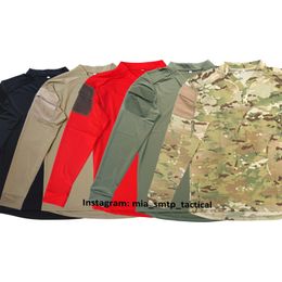 Chemises décontractées pour hommes P002 VS Tactique MC Chemise de combat Manches longues Camouflage US DEGRU Style Respirant Séchage rapide 231114