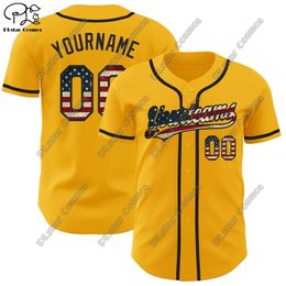 Mannen Casual Shirts PLSTAR COSMOS Baseball Shirt Custom Naam 3D Afdrukken Vlag Zomer Losse Slim Fit Unisex Collectie 3 230619