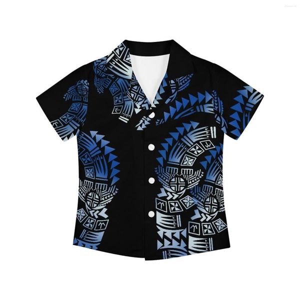 Camisas casuales para hombres Polinesia Tribal Pohnpei Tatuaje Tattoo Tatatuaje Tatén