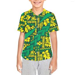 Casual shirts voor heren Polynesische tribal Samoan Totem Tattoo Samoa Prints Kids Baseball Jersey Little League T -shirt Softbal shirt Standaard ons