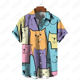 Casual shirts voor herenproducten Shirt Men Koreaanse Europese etnische stijlvolle fit verkopende kledingstukken -Selling Patronen Hippie Fashion Engeland nr. 1