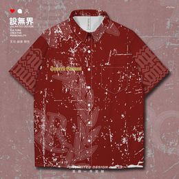 Casual shirts voor heren Romeinse Empire West Rome Sacred National Emblem Historische klassieke shirt met korte mouwen Shirt Trends Print Tops Zomerkleding