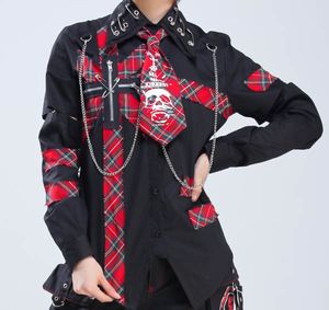Chemises décontractées pour hommes S 4XL Vêtements Mode GD Coiffeur Hip Hop Impression non grand public Punk Kill Matt Shirt Plus Size Costumes 230306