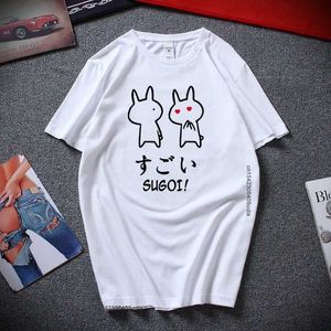 Chemises décontractées pour hommes sugoi t-shirt mignon anime de Japon Design T-shirts graphiques drôles Top Fashion Tee-shirt en coton de style harajuku pour hommes Hommec24315