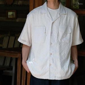 Chemises décontractées pour hommes Summer Hollow Workswear