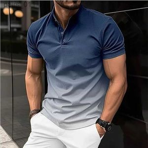 Chemises décontractées pour hommes Été Nouveaux chemises à manches courtes décontractées à la mode et confortables hommes respirants YQ240409