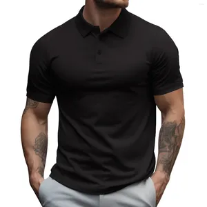 Chemises décontractées pour hommes Summer Short Shirt tunics for Men Couleur solide Couplage joueuras para hombres