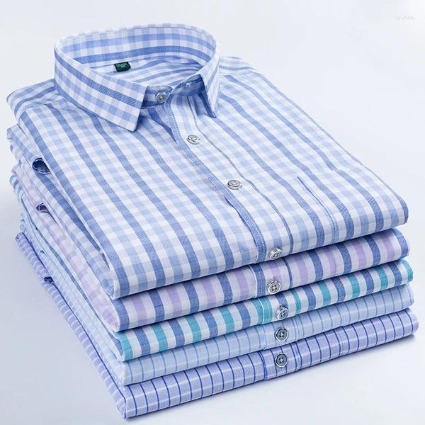 Camisas casuales para hombres camisa de manga corta de verano para hombres a cuadros cómodos cómodos vestidos fomales cárdigan top