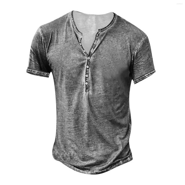 Chemises décontractées pour hommes T-shirt d'été Hommes T-shirts en coton à manches courtes Simple Creative Design Line Cross Print T-shirts Top Tees S-5XL