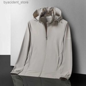 Casual overhemden voor heren Zonbeschermingskleding Upf 50 Uv Bovenkleding Ademend Ijszijde Zonnebrandcrème Kledingjas Sport Kamperen Vissen Huidjas L240306