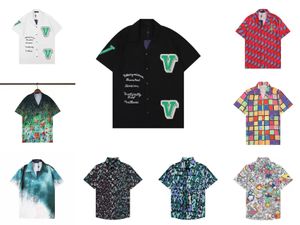 Chemises décontractées pour hommes Unisexe Hommes Imprimer Hawaïen Harajuku Streetwear Hip Hop Automne Chemisier à manches longues Punk Rock Tops surdimensionnés