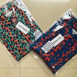 Casual overhemden voor heren WACKO MARIA Hawaiiaans overhemd Japanse luipaard heren dames 11 Oversize227S