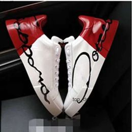 Dolce Gabbana DG D&G Вы Chaussures décontractées pour hommes véritable cuir de vachette en plein air crochet boucle chaussures de sport hommes mode baskets pour homme 35-46 hm7JH0