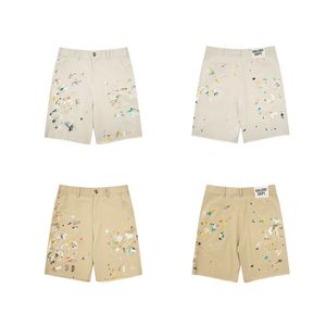 Pantalones cortos casuales para hombres Pantalones cortos estampados vintage Hip Hop High Street Streetwear 2024ss