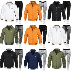 Veste décontractée à col montant pour homme avec motif imprimé – Tenue de sport polyvalente pour le printemps et l'automne, préférée d'Amazon pour un usage quotidien.