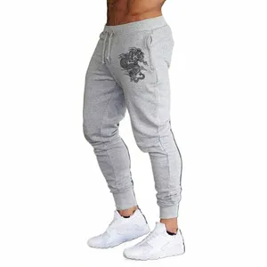 Pantalon de survêtement décontracté pour hommes Pantalon de jogging Fi Impression Chinois Drag Vêtements pour hommes Coupe ample Pantalons décontractés Joggers Hommes D2WB #