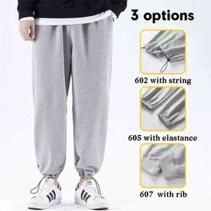 Heren Casual Sweatpants Solid High Street Broek Vrouw Broek Koreaanse Stijl Merk Kwaliteit Joggers 210715