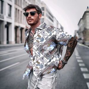 Camisas vintage informales para hombre, camisa hawaiana de manga corta de verano, ajustada, con varios patrones, ropa para hombre, cárdigan, blusa