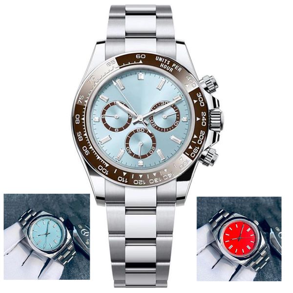 Montre en céramique masculine mécanique automatique 41 mm toute boucle pliante en acier inoxydable natation de visage rouge montre sapphire Lumineuse montre Montre de Luxe Aaaaaaa Watch Luxury