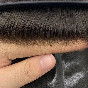 Perruques pour hommes et enfants, Stock de haute qualité, ligne de cheveux Invisible en dentelle suisse, 100% cheveux humains, toupets pour hommes, 231109